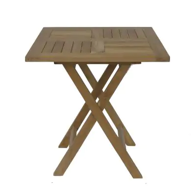 Product image of the product “Square Table, 75 cm Height | Teak Wood, Natural Finish ”